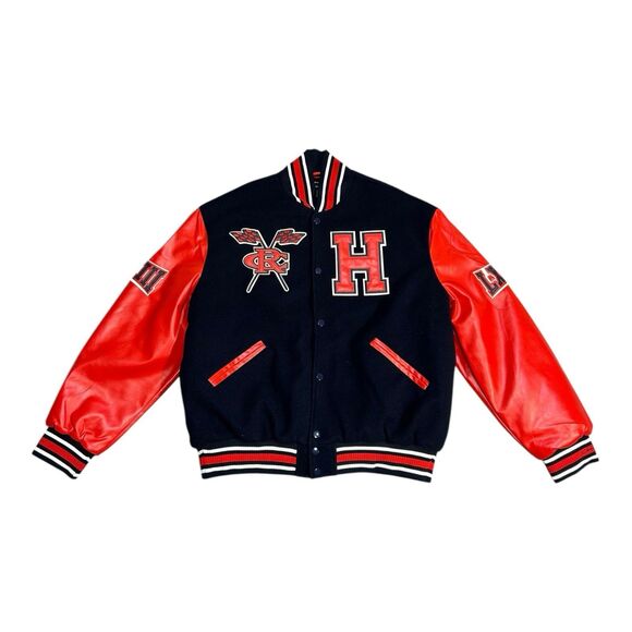 Howard University Varsity Jacket Men’s Size XXL Wool Blend, Leather $234 NWT - Picture 1 of 8